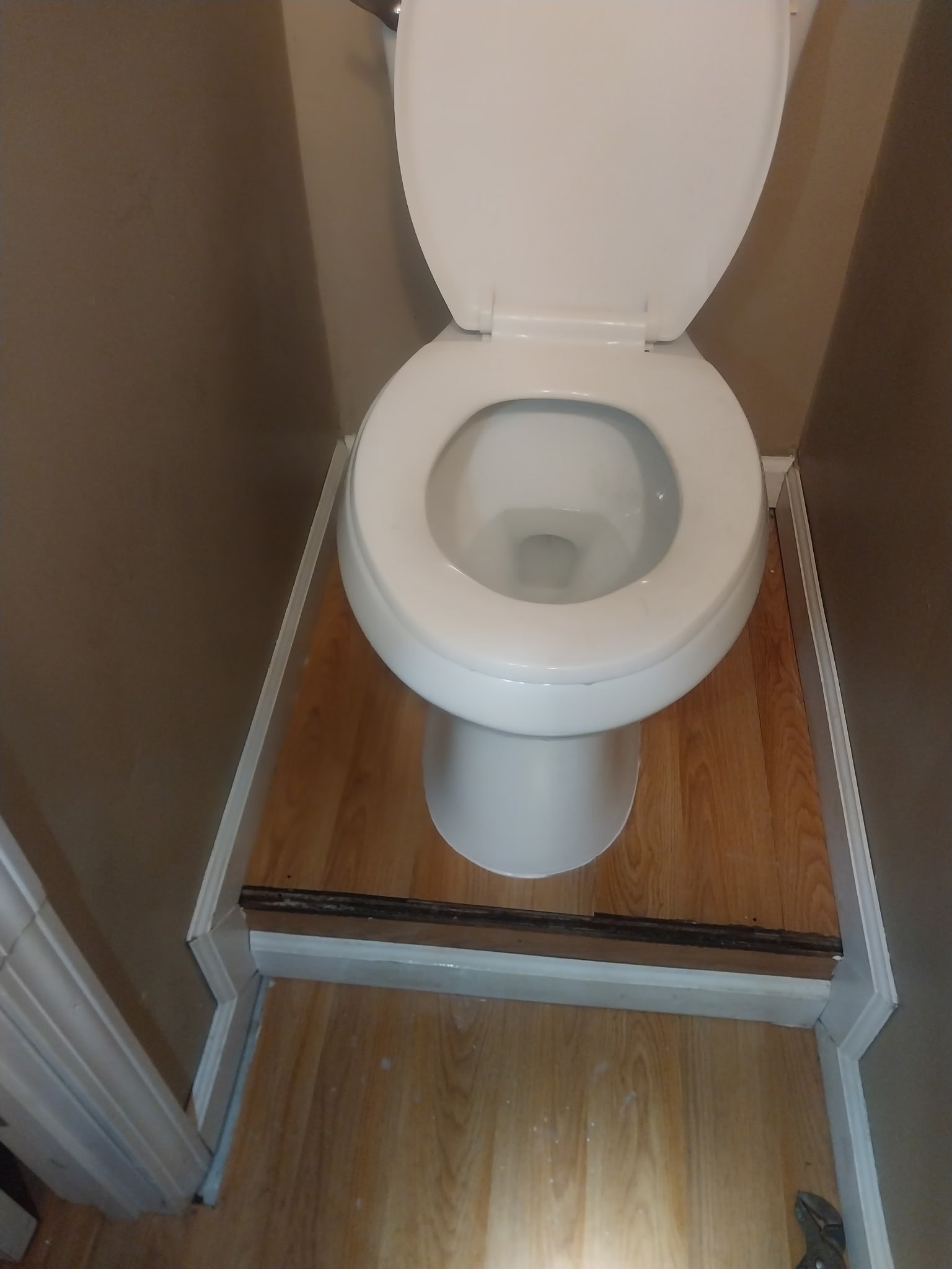 Bathroom toilet installation