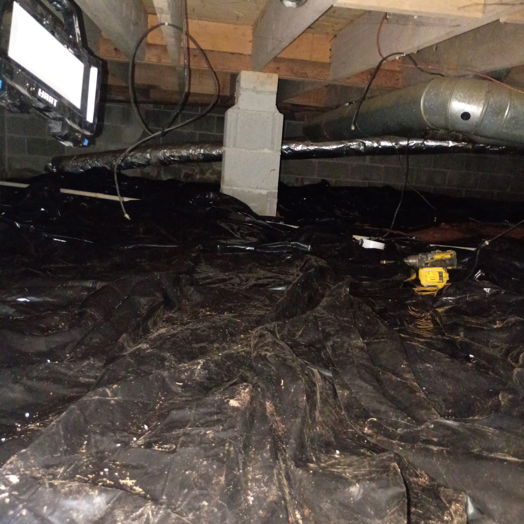 Crawlspace repair and utility work