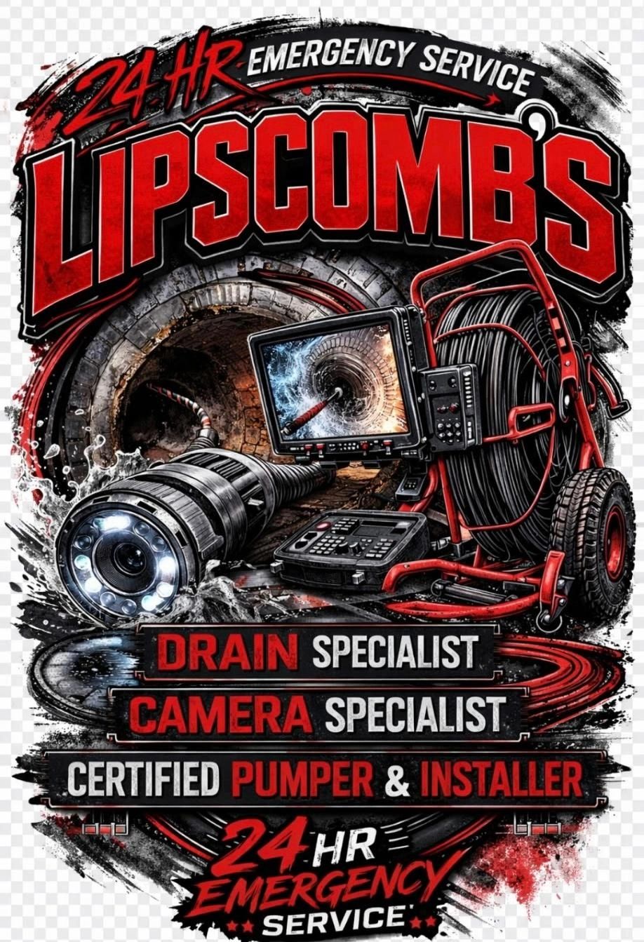 Lipscomb's Drain Specialist — 24 HR Emergency Service, Camera Specialist, Certified Pumper & Installer